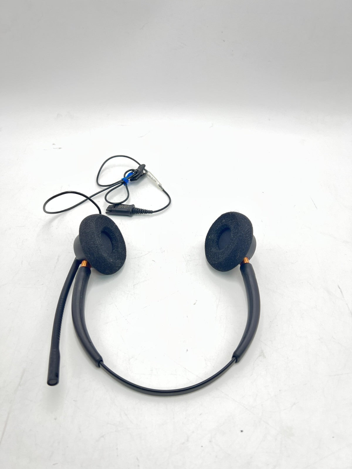 Phone Headset with Noise Cancelling Mic, Corded RJ9 Telephone Headset Compatible
