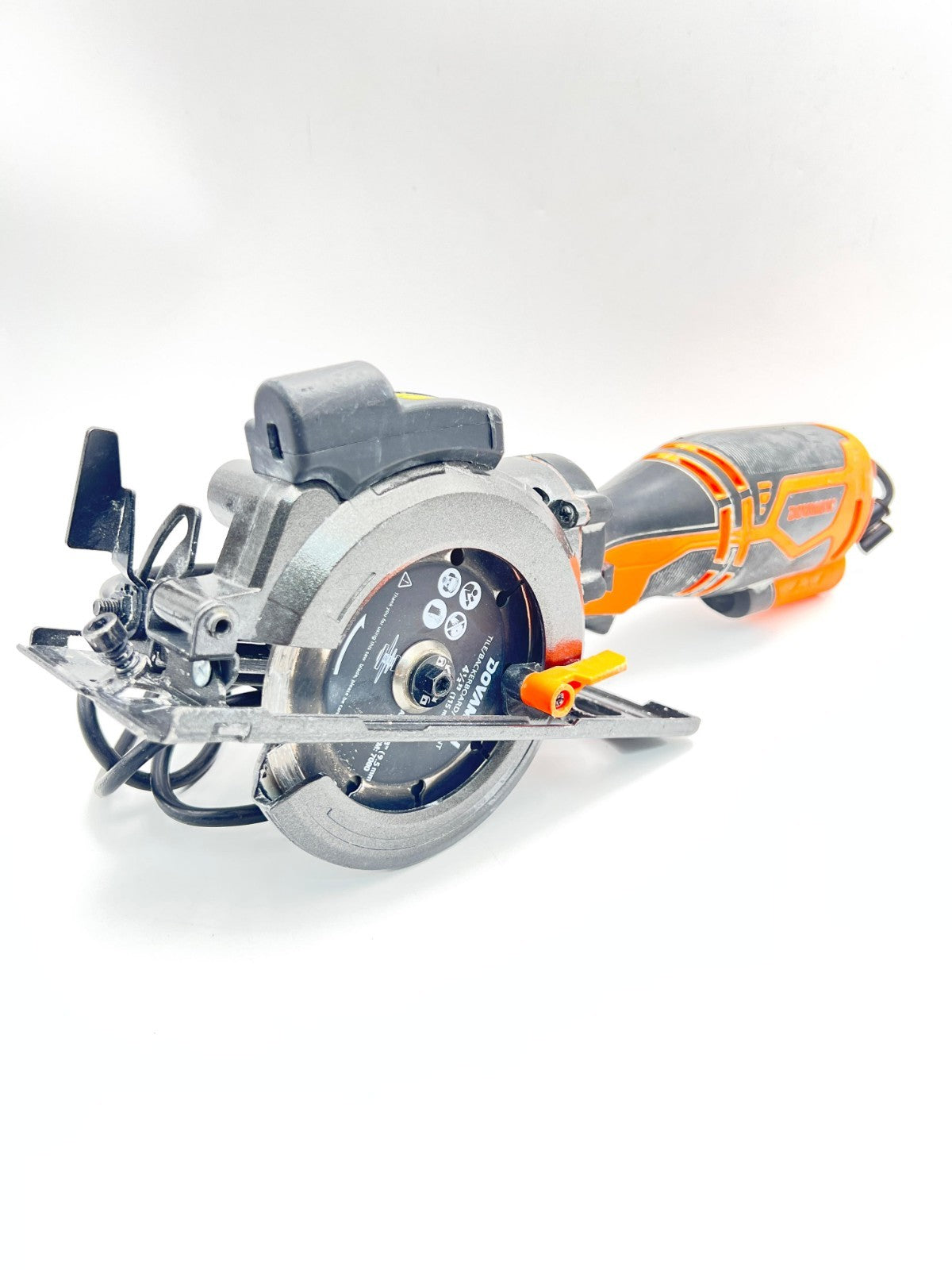 DOVAMAN Circular Saw, 5.8A 4-1/2" Circular Saw w/Laser, Metal Auxiliary Handle