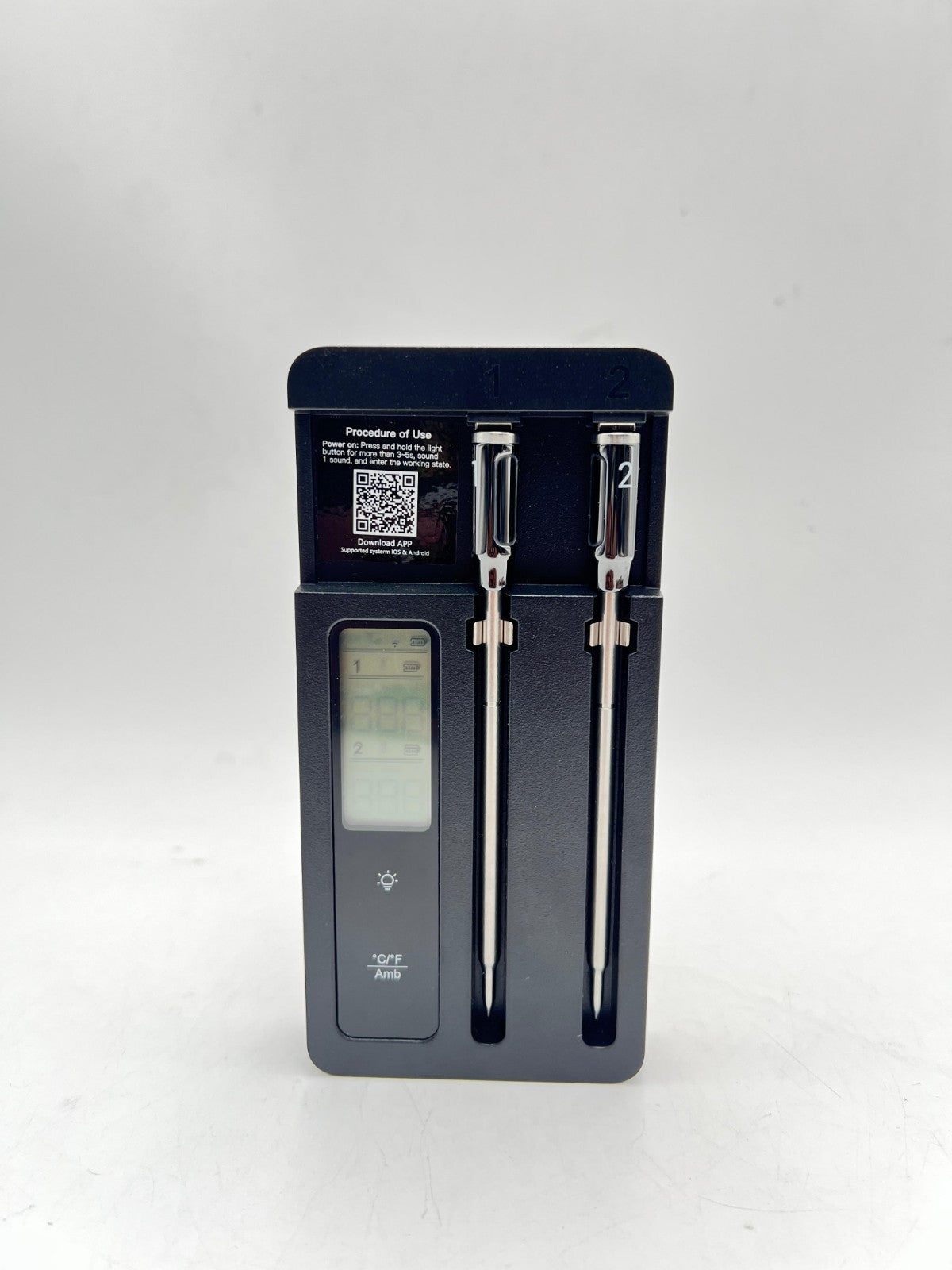 Smart Wireless Meat Thermometer with Dual Probes - Advanced Bluetooth Cooking...