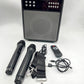 Karaoke Machine for Adults, Portable Karaoke Machine with Bluetooth and 2 Wirele