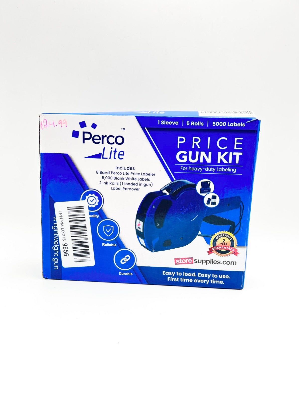 Perco Lite 1 Line Price Gun Kit with Labels 2 l Use
