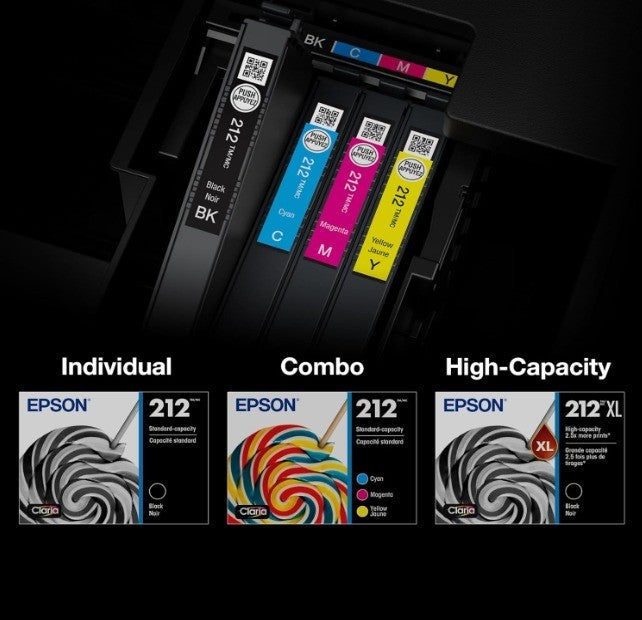 EPSON 212 Claria Ink Standard Capacity Black & Color Cartridge Combo Pack