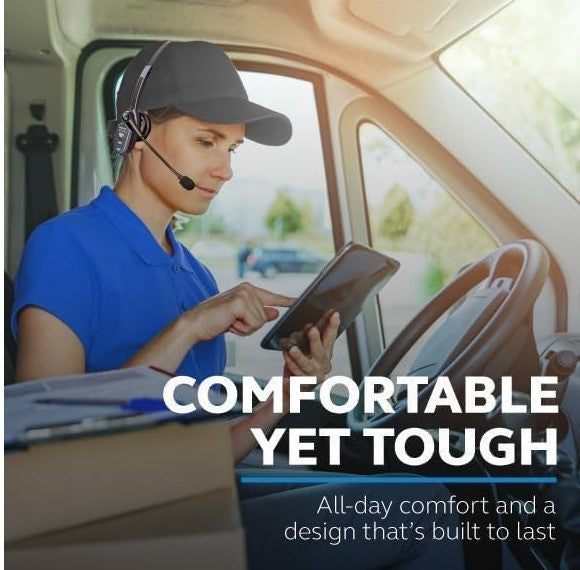 BlueParrott M300-XT SE Mono Bluetooth Wireless Headphones 80% Noise Canceling