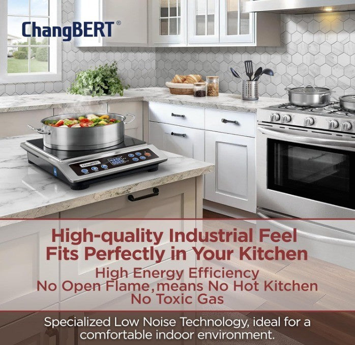 Changbert Portable Induction Cooktop, Nsf Certified Pro Induction Hot Plate