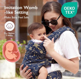 Momcozy Baby Carrier - Ergonomic, Cozy and Lightweight Carrier for 7-44lbs,