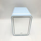Skincare Fridge With Dimmable LED Light Mirror,4L Makeup Mini Fridge for Bedroom