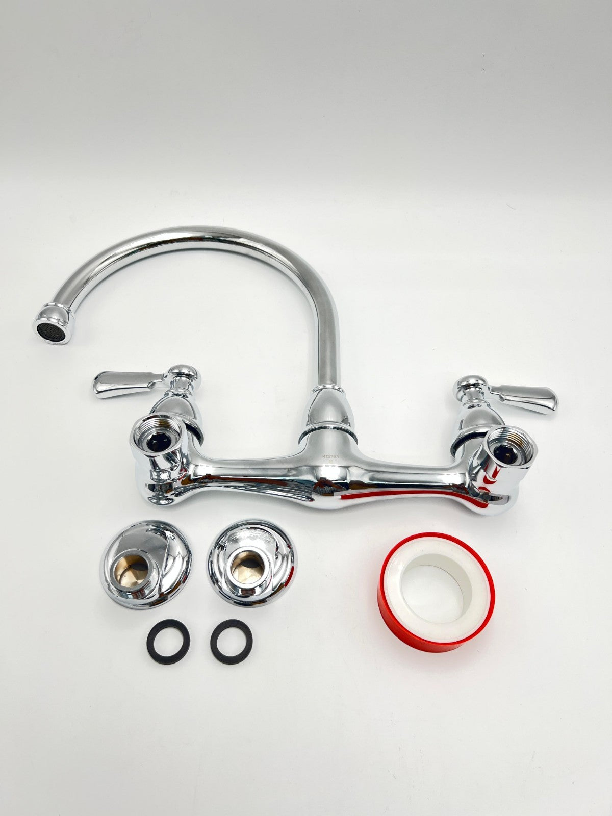 Peerless P2765LF Elmhurst 1.5 GPM Wall Mounted Bridge Kitchen Faucet, Chrome