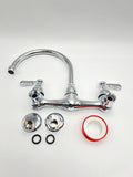 Peerless P2765LF Elmhurst 1.5 GPM Wall Mounted Bridge Kitchen Faucet, Chrome