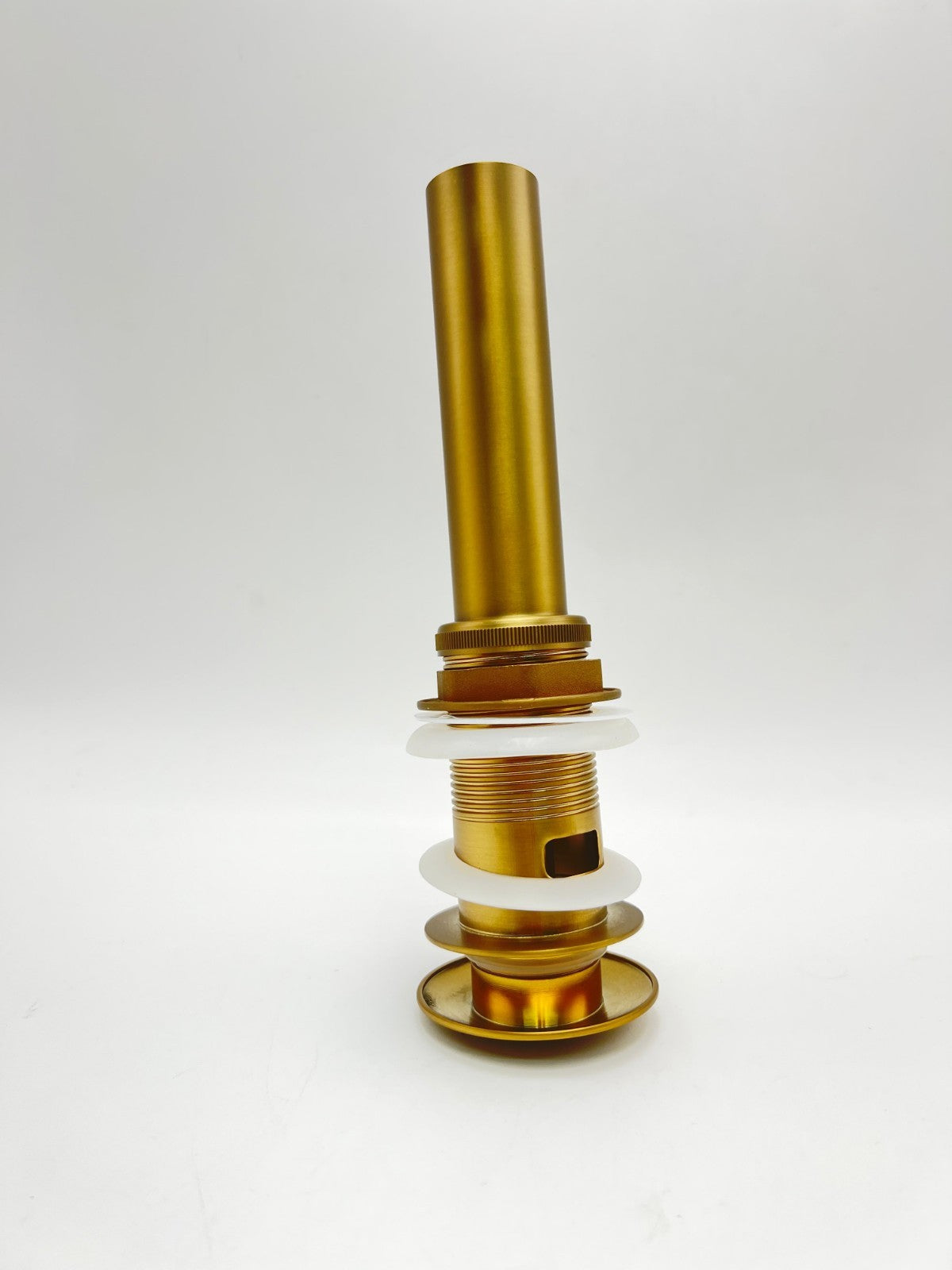 KES Vessel Sink Drain Pop Up Drain with Overflow Bathroom Stopper Assembly Brus