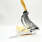 CGOLDENWALL 2 Blades Chinese Medicine Slicer Manual Radiused Biltong Slicer,