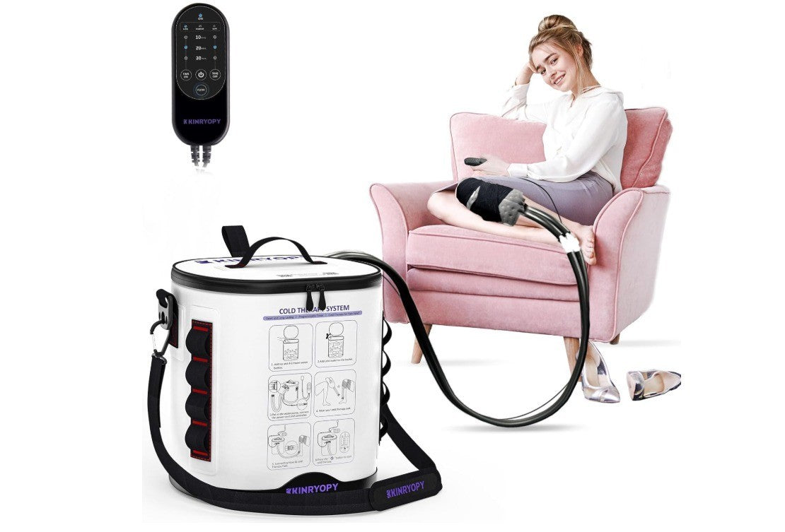 Cold Therapy Machine with Programmable Timer, Portable Ice Machine for Knee