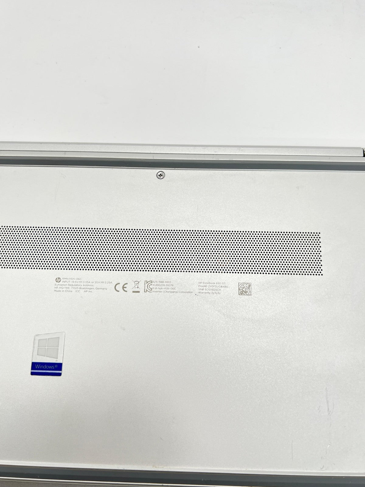 HP EliteBook 830 G7 13.3" Intel Core i5-10310U 16GB RAM 256GB Few Scratch -2SCH