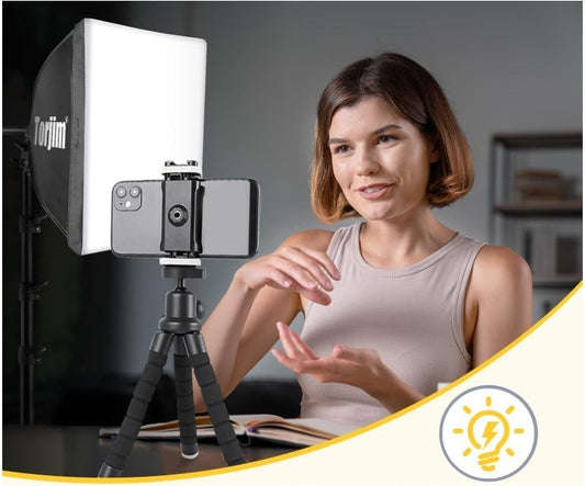 Torjim Softbox Photography Lighting Kit, NO BULBS