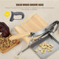 CGOLDENWALL 2 Blades Chinese Medicine Slicer Manual Radiused Biltong Slicer,