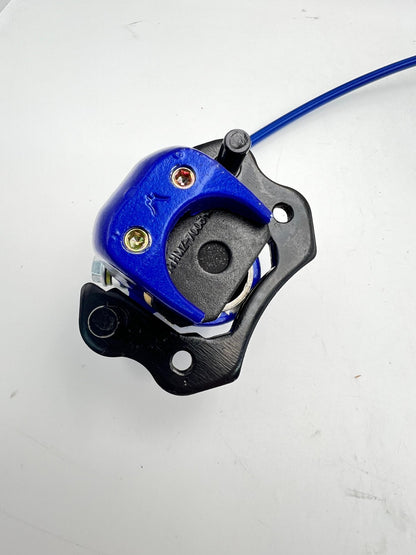 Rear Hydraulic Disc Brake Caliper Hand Brake Master Cylinder Caliper with Blue