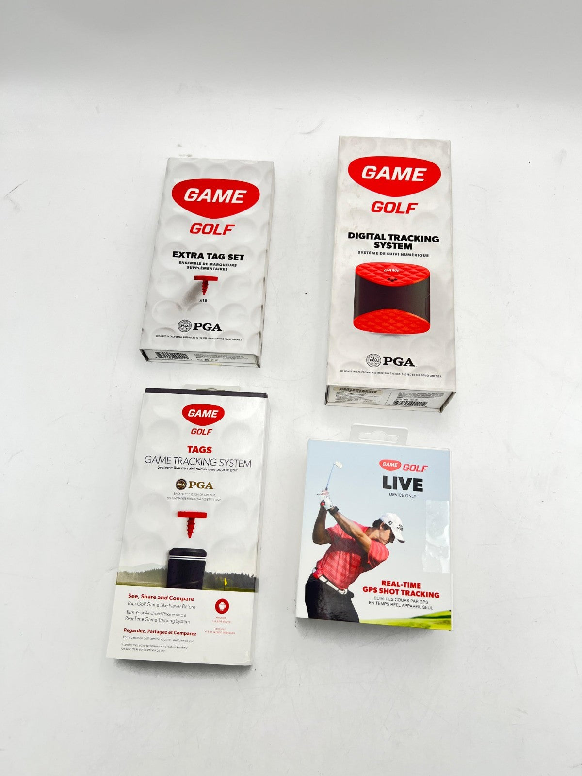 GAME GOLF EXTRA TAG SET & DIGITAL TRACKING SYSTEM & TAGS GAME TRACKING SYSTEM &