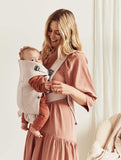 BabyBjörn Baby Carrier Mini, Light Beige | Newborn Carrier (7-25 lbs), Ergonomic