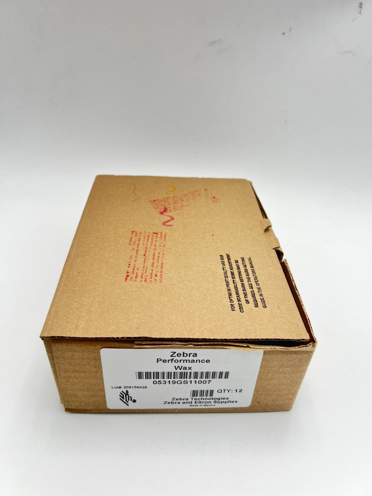 LOT OF 11 NEW ZEBRA 05319GS11007 PERFORMANCE WAX BLACK - Open-Box