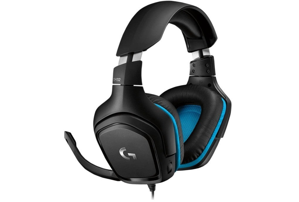 Logitech G432 Wired Gaming Headset, 7.1 Surround DTS Headphone PC (Leatherette)