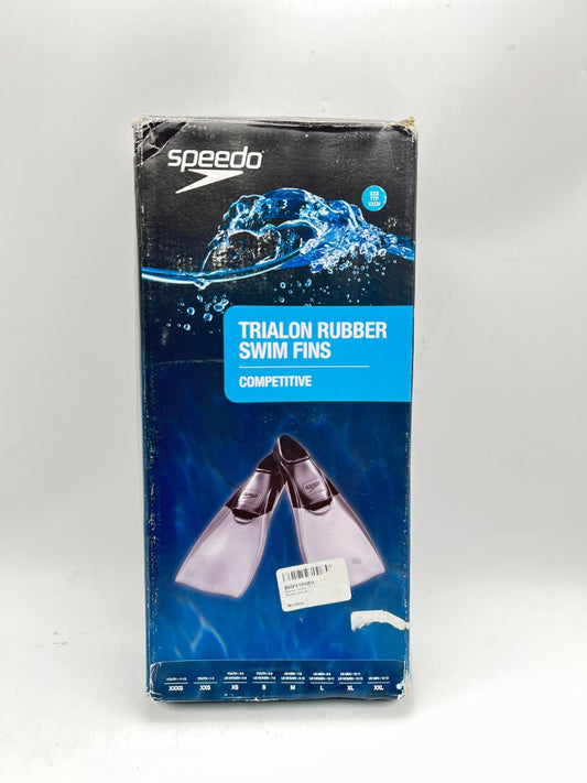 Speedo Unisex-Adult Swim Training Fins Rubber Long Blade, SIZE- XXS, YOUTH : 1-3