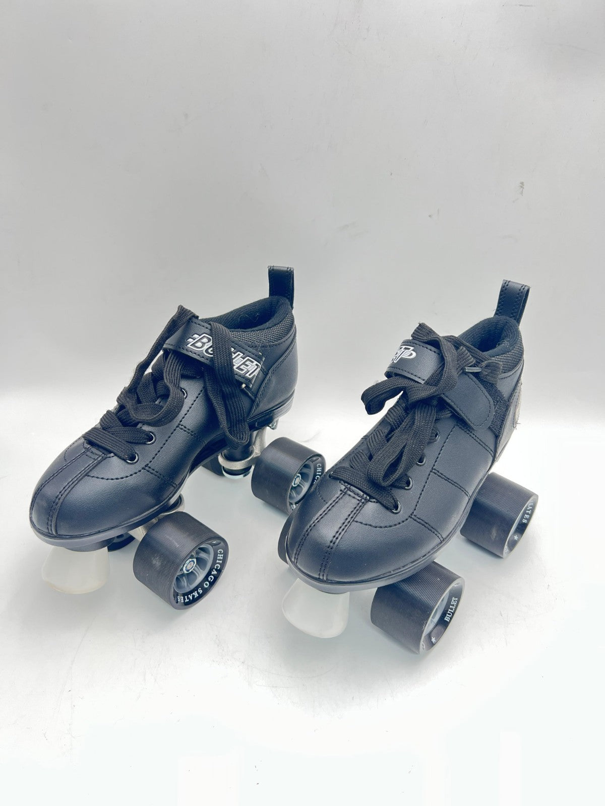 Chicago Skates Bullet Speed Quad Roller Skates, MENS, BLACK , SIZE 4