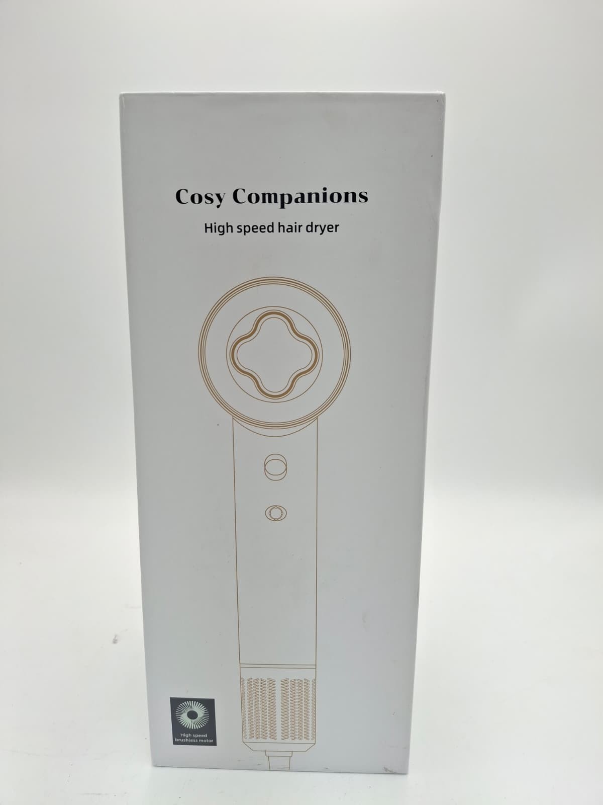Cosy Companions High Speed Hair Dryer, 150000RPM Brushless Motor, ZCY883, Black