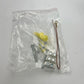 Modern LED Brass Ceiling Light Fixture Dimmable 3000K-5500K Semi-Flush Mount