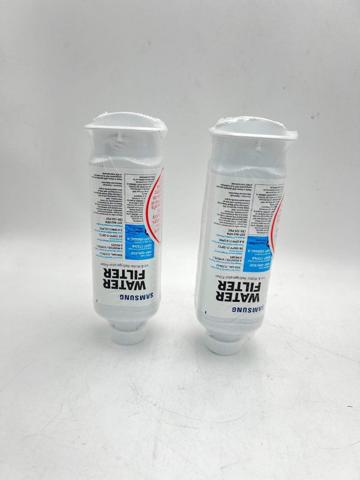 Samsung HAF-QIN/EXP Water Filter for Refrigerator HAF-QIN-2P, 2 Pack