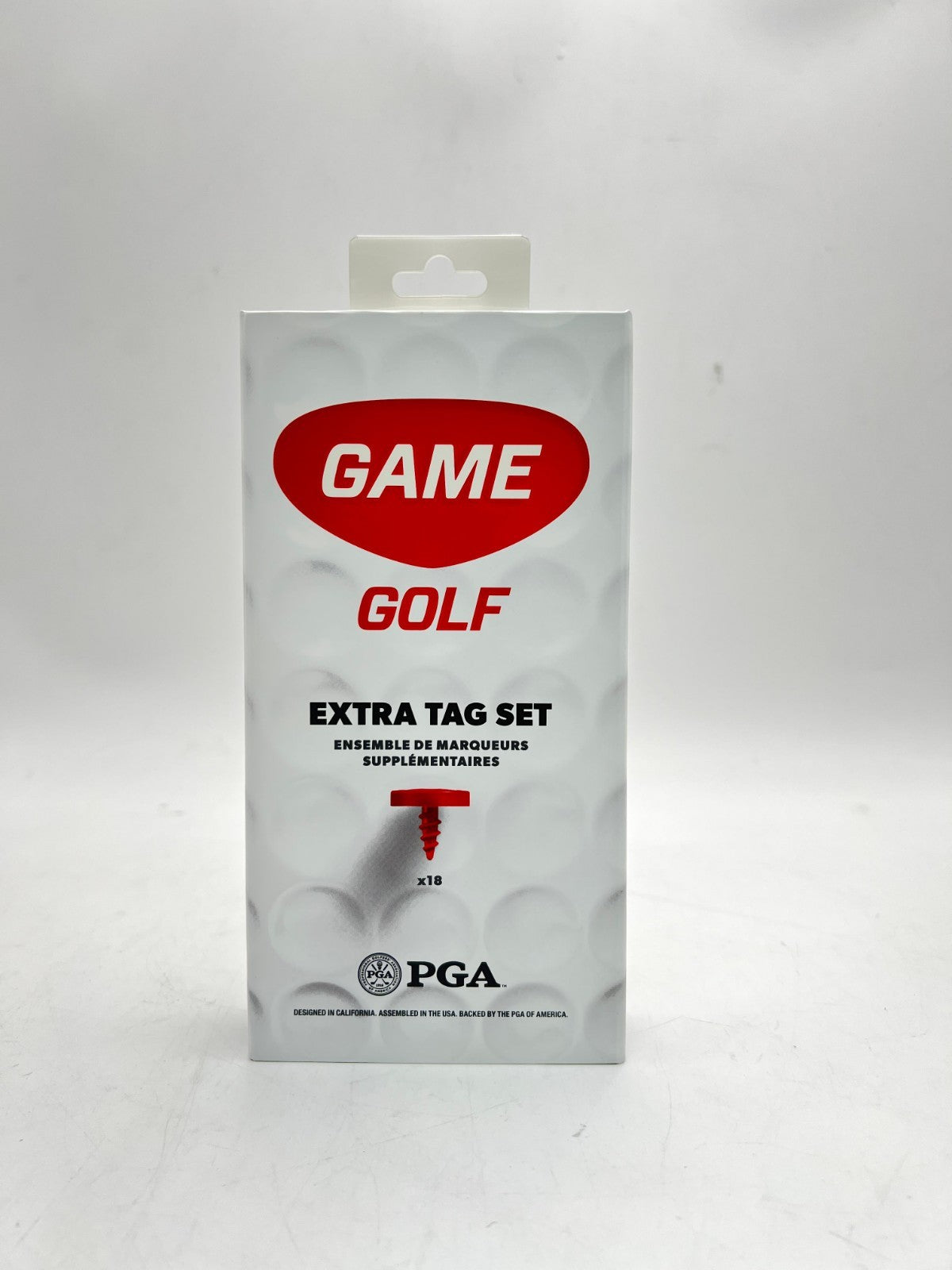 GAME GOLF EXTRA TAG SET ENSEMBLE DE MARQUEURS SUPPLEMENTARIES X18