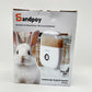 Durable Automatic Pet Feeder with Transparent Storage - Ideal for Rabbits & More