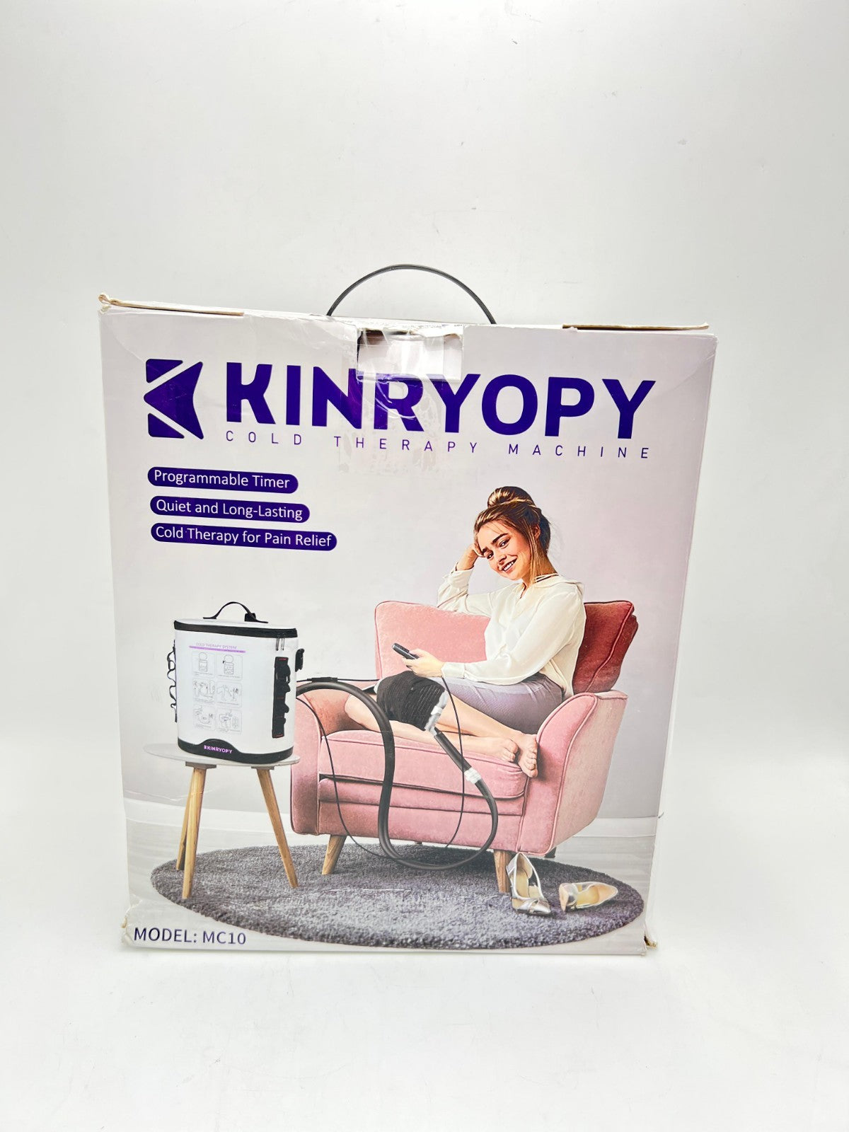 Cold Therapy Machine with Programmable Timer, Portable Ice Machine for Knee