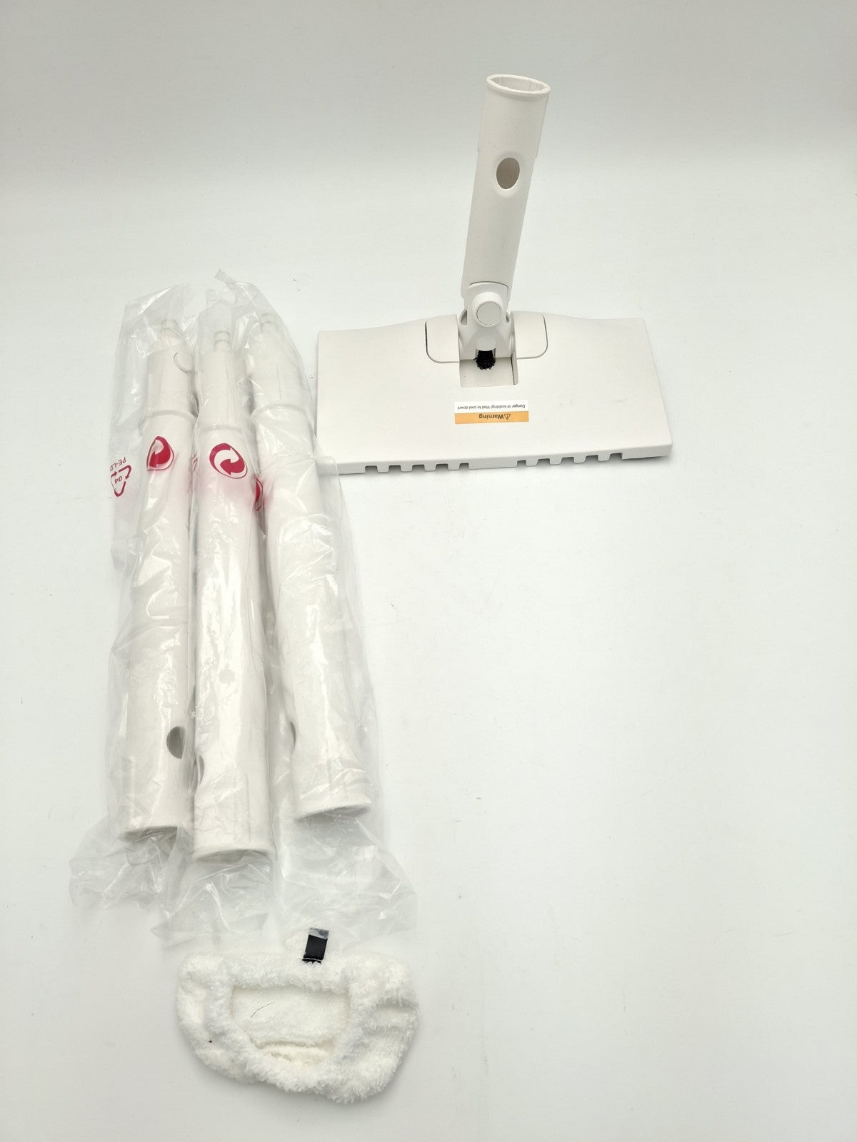 Steam Cleaner, 6 in1 Rotated Steam Mop Cleaner with 2 Modes, 2 Microfiber White