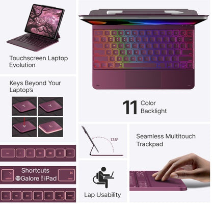 typecase Edge Keyboard Case for iPad Air 13-inch(M3/M2, 2025/2024) & iPad Pro 12