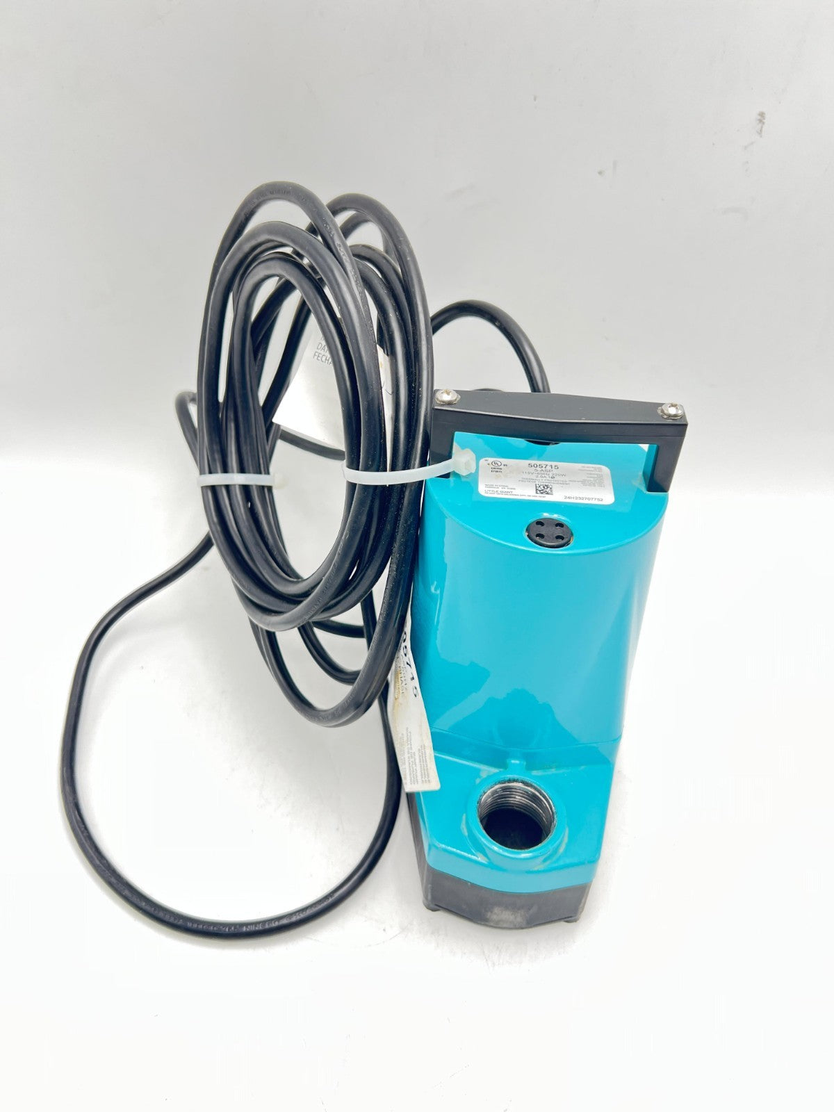 LITTLE GIANT Plug-In Utility Pump, 505715, 5-ASP 115V ~ 60HZ 2.0A 1-PHASE