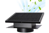 25W Solar Roof Vent Fan with 8 Inch Removable Roof Vents,Solar Attic Exhaust Fan