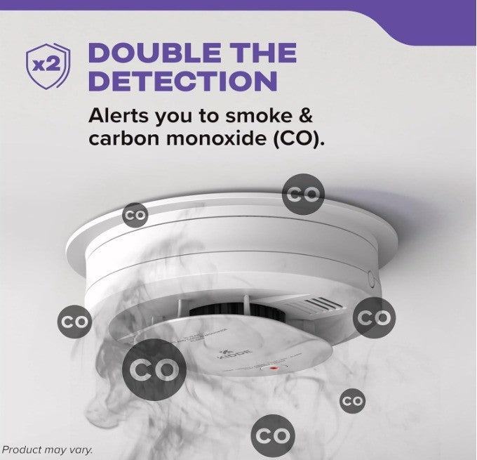 Kidde Hardwired Smoke & Carbon Monoxide Detector, 10-Year Battery Backup