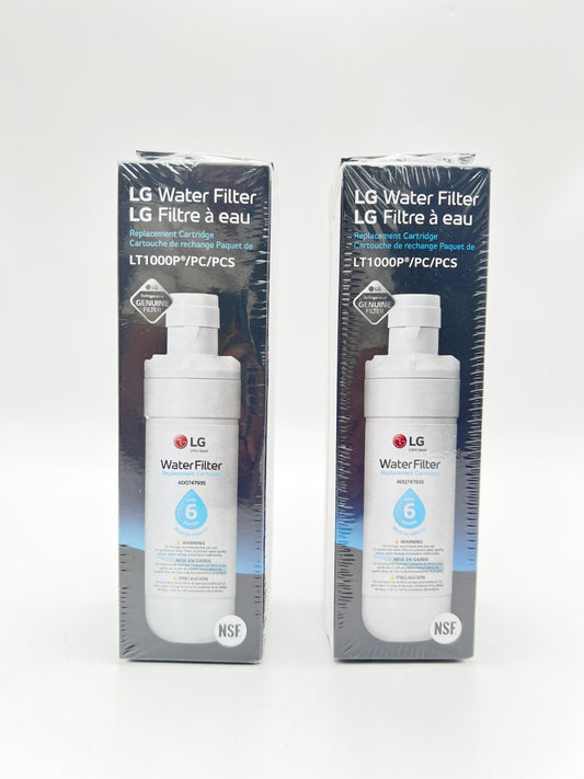 LG LT1000P2 6-Month / 200 Gallon Refrigerator Replacement Water Filter, Reduces