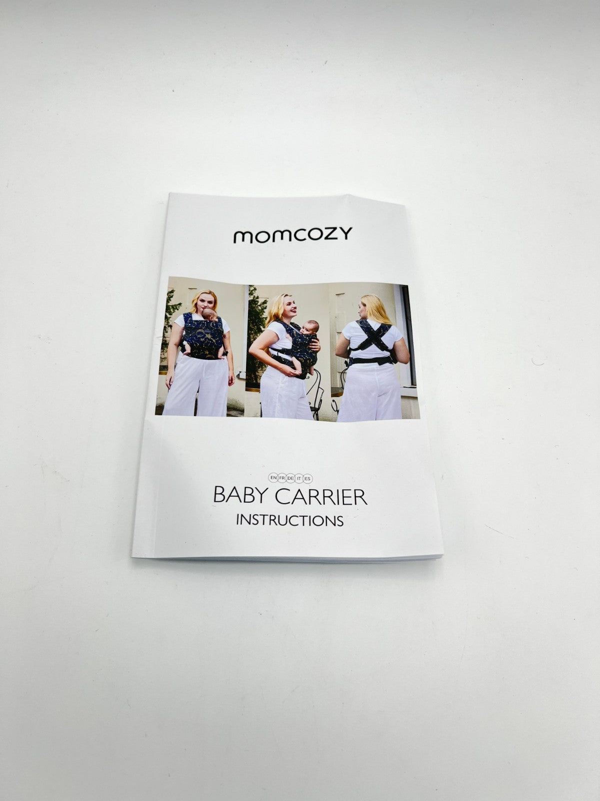 Momcozy Baby Carrier - Ergonomic, Cozy and Lightweight Carrier for 7-44lbs Black