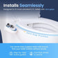 Luxe Bidet Neo 120 Self Cleaning Nozzle Fresh Water Non Electric Bidet WHITE