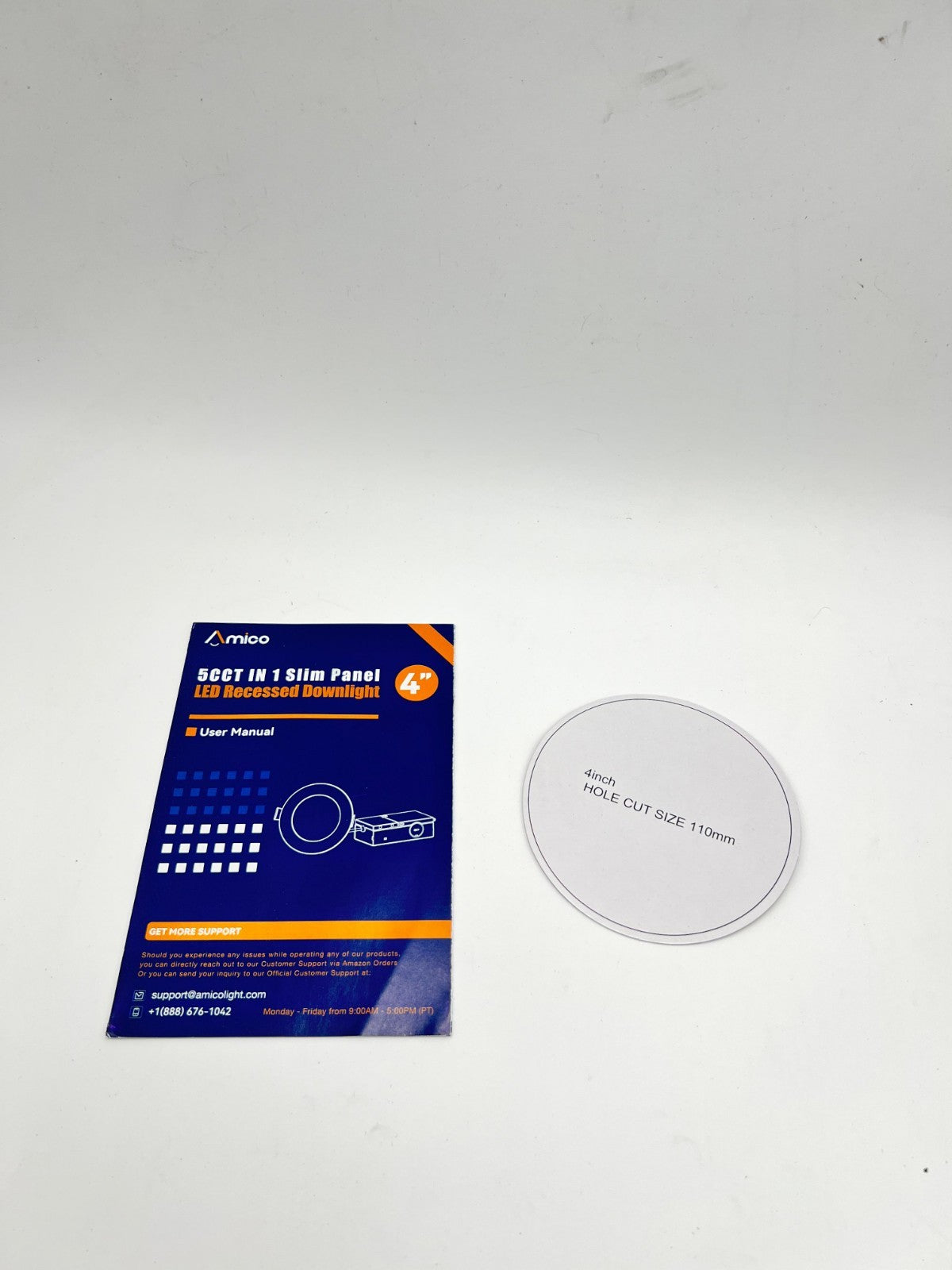 Amico Ultra Thin 4" 5CCT Slim Panel LED Recessed Downlight 800LM Bright 16 Pack