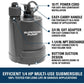 Superior Pump 1/4 HP Thermoplastic Utility Water Pump (91250)