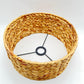 Floor Lamp for Living Room Bedroom Farmhouse Arc Rattan Boho Standing Lamp with