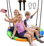 40 Inch Saucer Tree Swing, Large Rope Swing with Children Swing  -Open-Box
