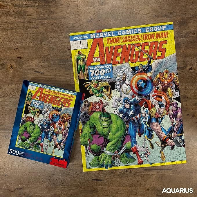 AQUARIUS Marvel Avengers Puzzle (500 Piece Jigsaw Puzzle)