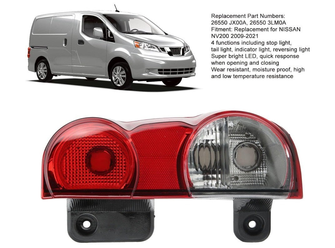 "26550 JX00A, Rear Tail Light, Right Side Brake Stop Lamp, Fit for Nissan NV200