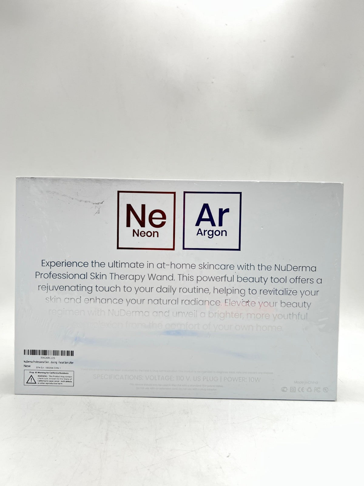 NuDerma Professional Skin Therapy Wand - Portable Skin Therapy