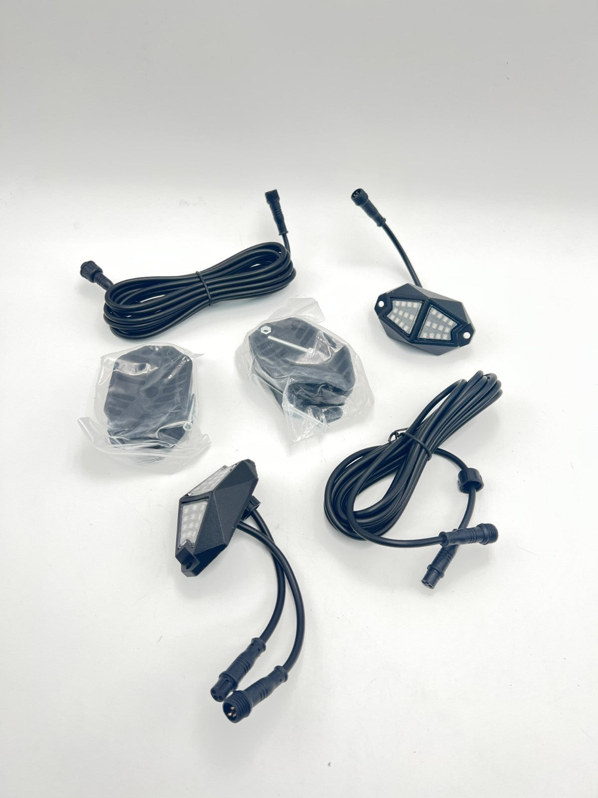 8 Pods RGB LED Rock Lights Underbody Neon lighting Kit w/ IR Remote ATV UTV
