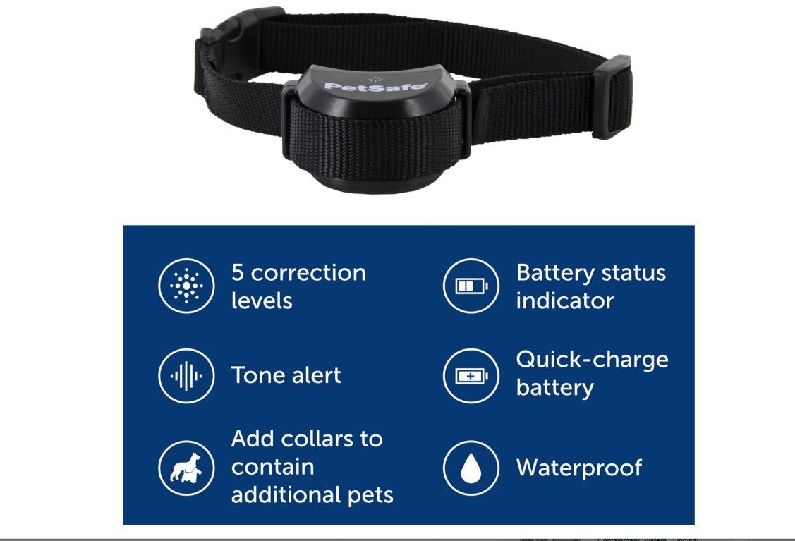 PetSafe Stay & Play Compact Wireless Dog Fence Transmitter No Collar PIF00-12917