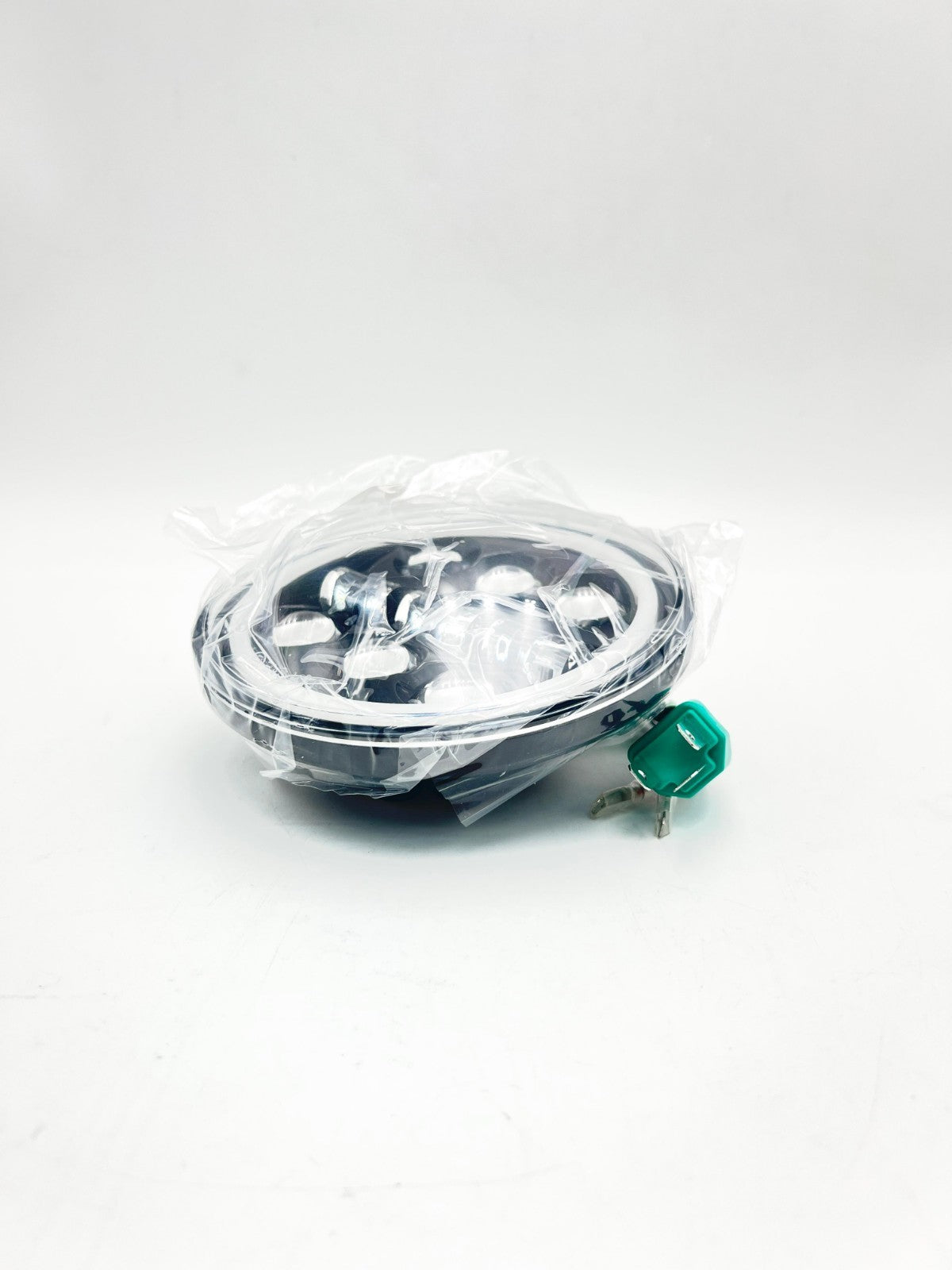 MGLLIGHT 5-3/4 5.75 inch LED Headlight White Amber LED Halo Compatible with Chal