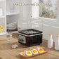 2 Tiers Electric Food Steamer for Cooking, 4 QT Digital Multi Vegetable